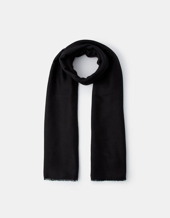 Lightweight Scarf, Black (BLACK), large