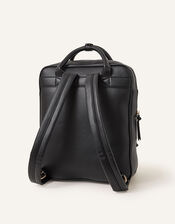 Pocket Top Handle Backpack, Black (BLACK), large
