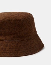 Leopard Print Bucket Hat, , large