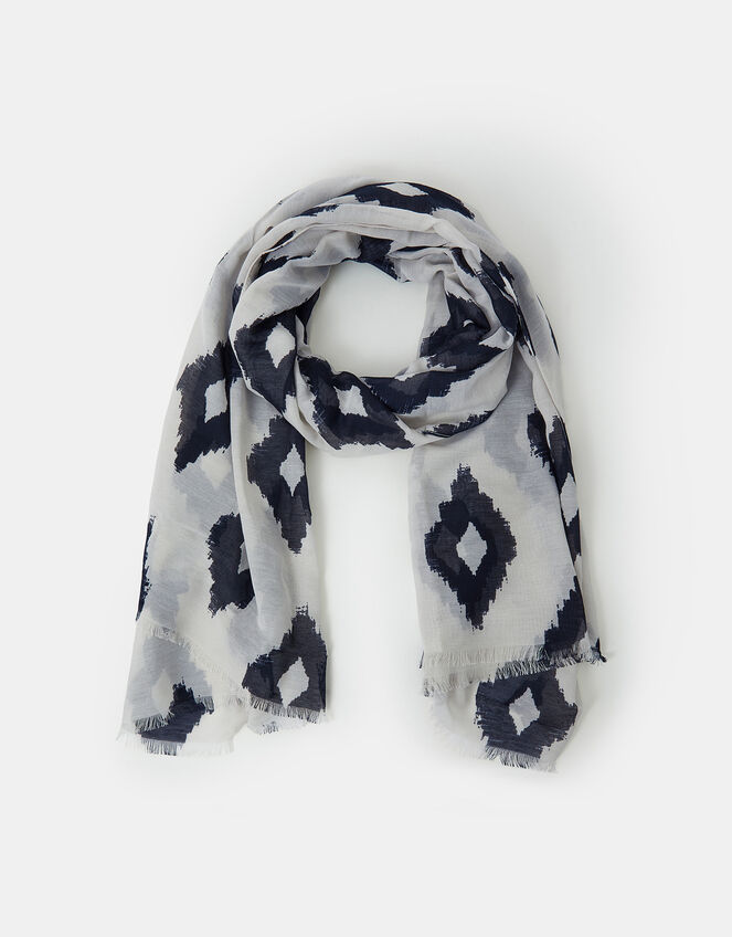 Lightweight Diamond Print Scarf, , large