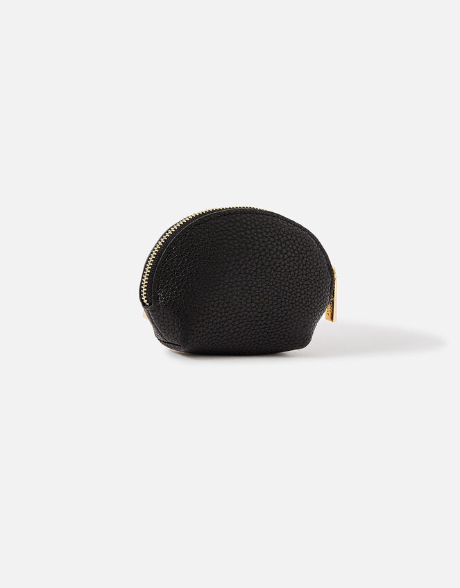 Mini Coin Purse, Black (BLACK), large