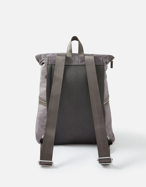 Gina Gym Rucksack with Recycled Fabric, Grey (GREY), large