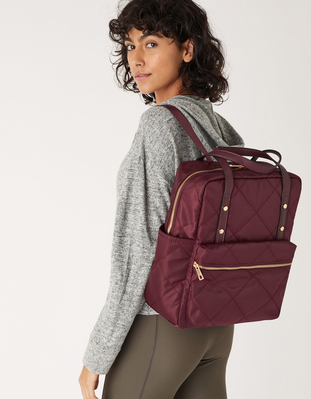 emmy quilted backpack