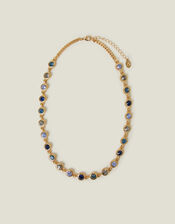 Eclectic Gem Collar Necklace, , large