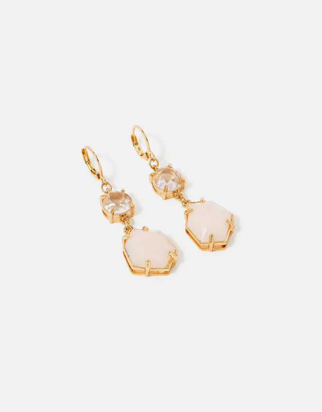 Country Retreat Double Gem Earrings, Pink (PINK), large