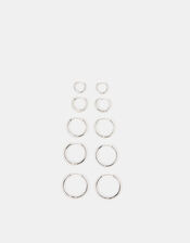 5-Pack Mix Huggie Hoop Earrings, , large