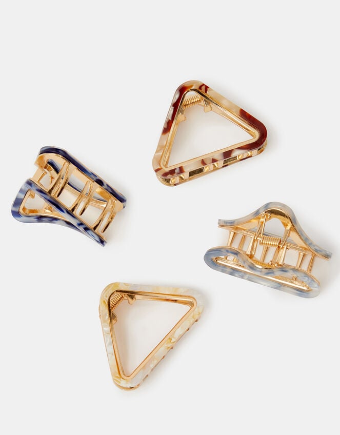 4-Pack Resin Triangle Claw Clips, , large