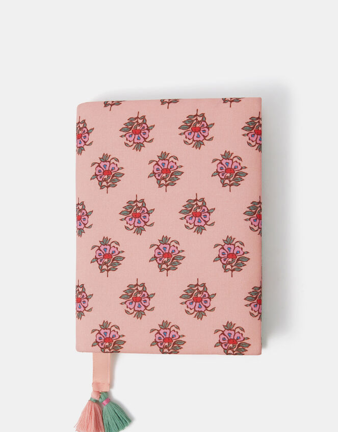 Floral Block Print Notebook, , large