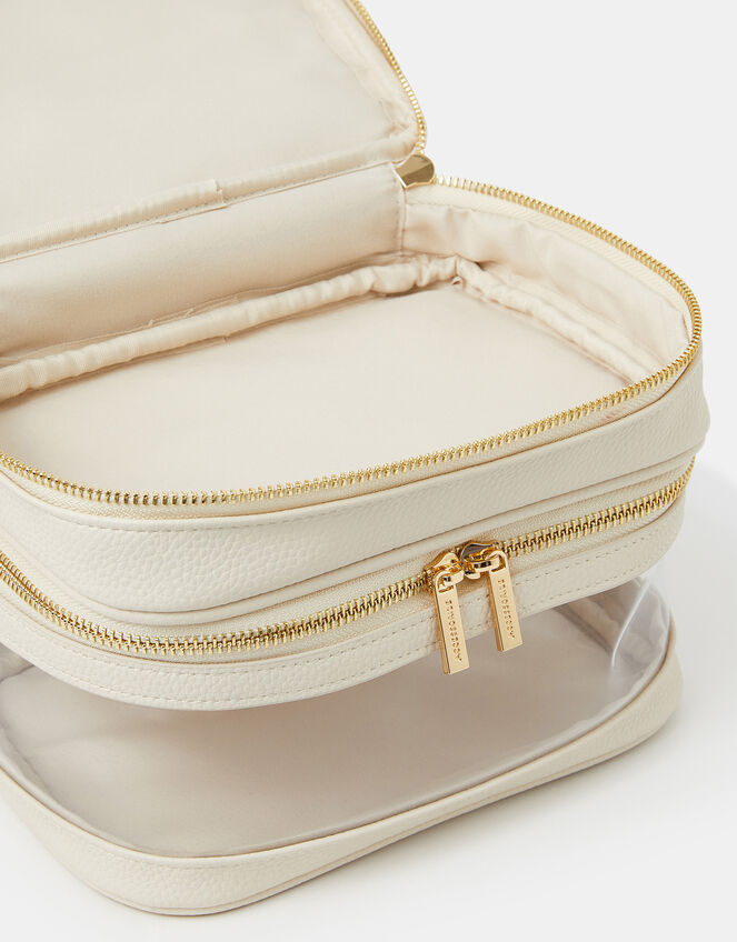 Large Clear Vanity Case, , large