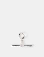 Chunky T-Bar Charm, Silver (SILVER), large