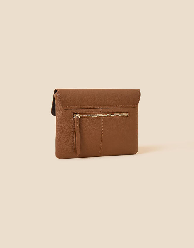 Leather CrossBody Messenger Bag Tan Leather bags Accessorize UK