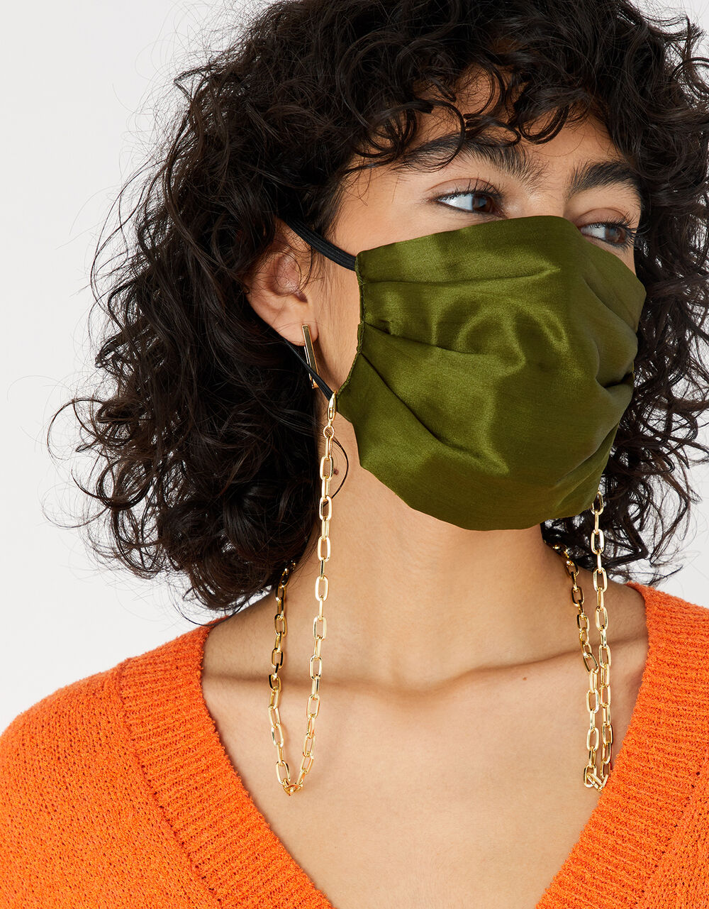 Chunky Face Covering Chain, , large