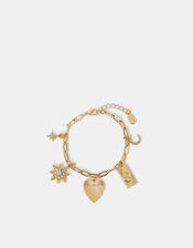 Celestial Charm Bracelet Gold, , large