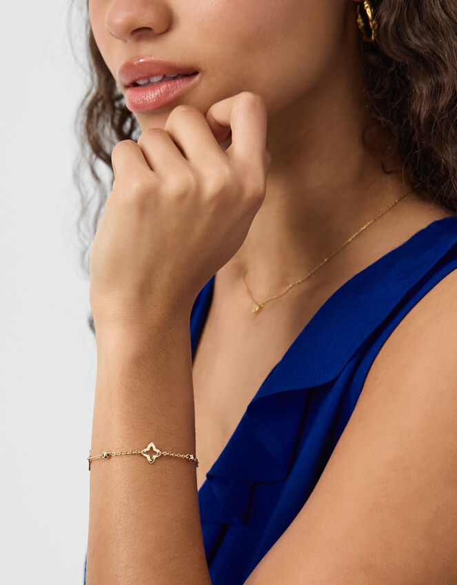 Clover Cut-Out Station Bracelet, , large