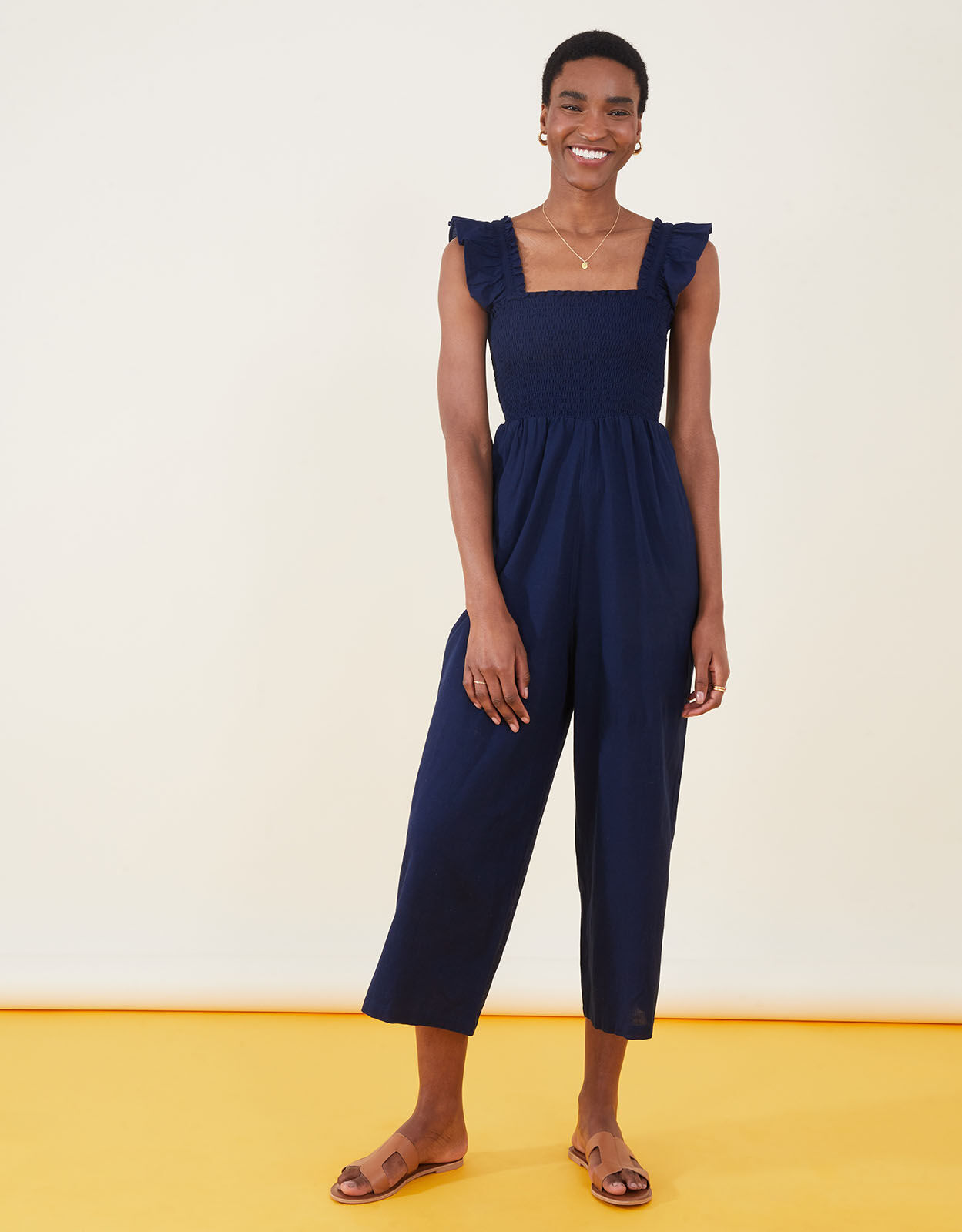 Navy jump suits sales