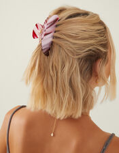 Stripe Resin Claw Clip, , large