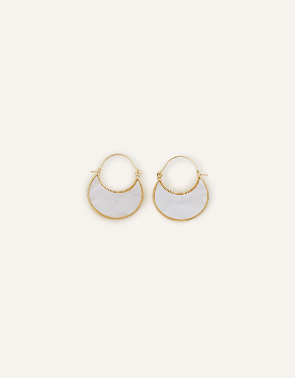 Half Moon Drop Earrings, , large