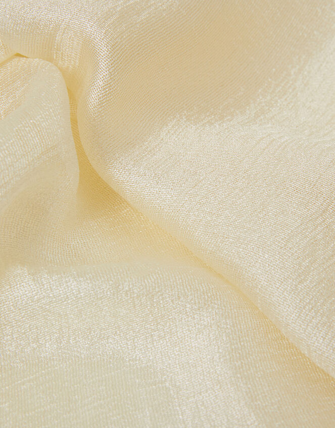 Lightweight Shimmer Scarf, Ivory (IVORY), large