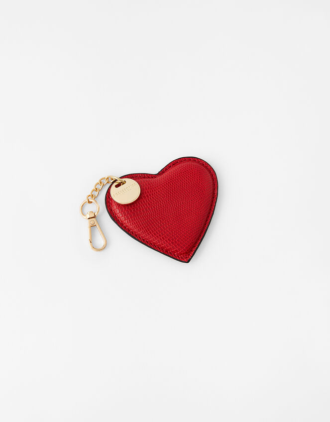 Heart Keyring, Red (RED), large