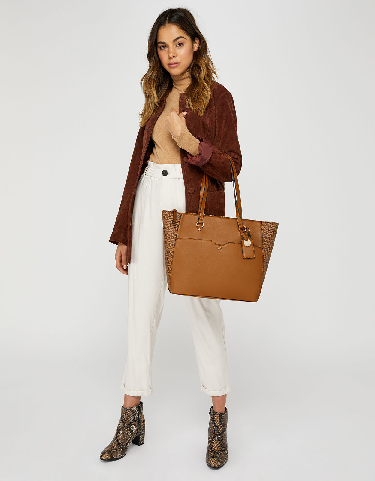 Emily Monogram Tote Bag Tote Shopper bags Accessorize Global