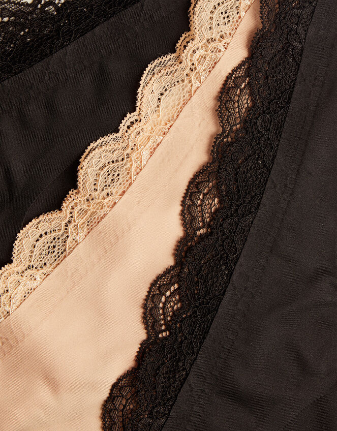 Lace Thongs Set of Three, Multi (ASSORTED), large