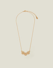 Boxed Flower Pendant Necklace, , large