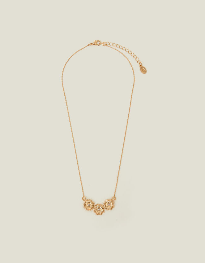 Boxed Flower Pendant Necklace, , large