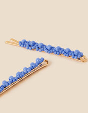 Beaded Hair Slides Set of Two, , large