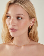14ct Gold-Plated Star Station Necklace, , large