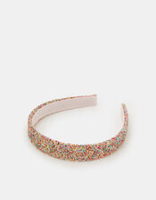 Girls Glitter Headband, , large