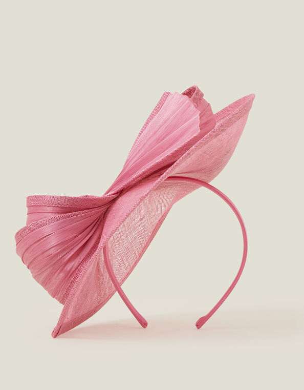 Tia Bow Fascinator, Pink (PINK), large