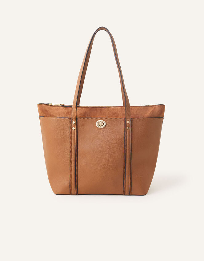 Maddox Tote Bag, Tan (TAN), large