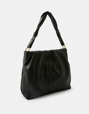 Ruched Shoulder Bag, , large