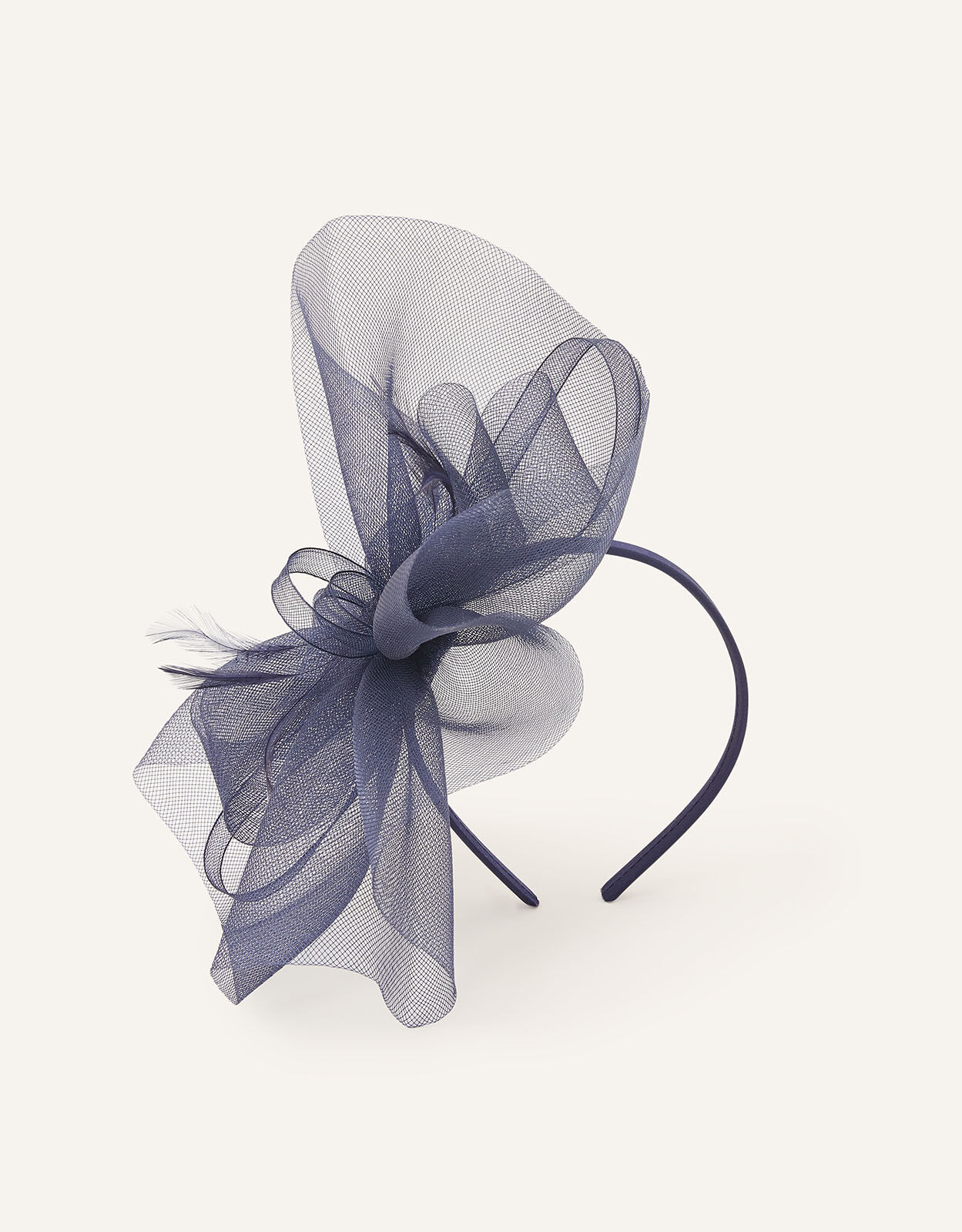 Accessories Hats & Caps Fascinators & Mini Hats bow on a comb large bow on a comb pale blue fascinator made in the UK oversized hair bow Blue hair bow 