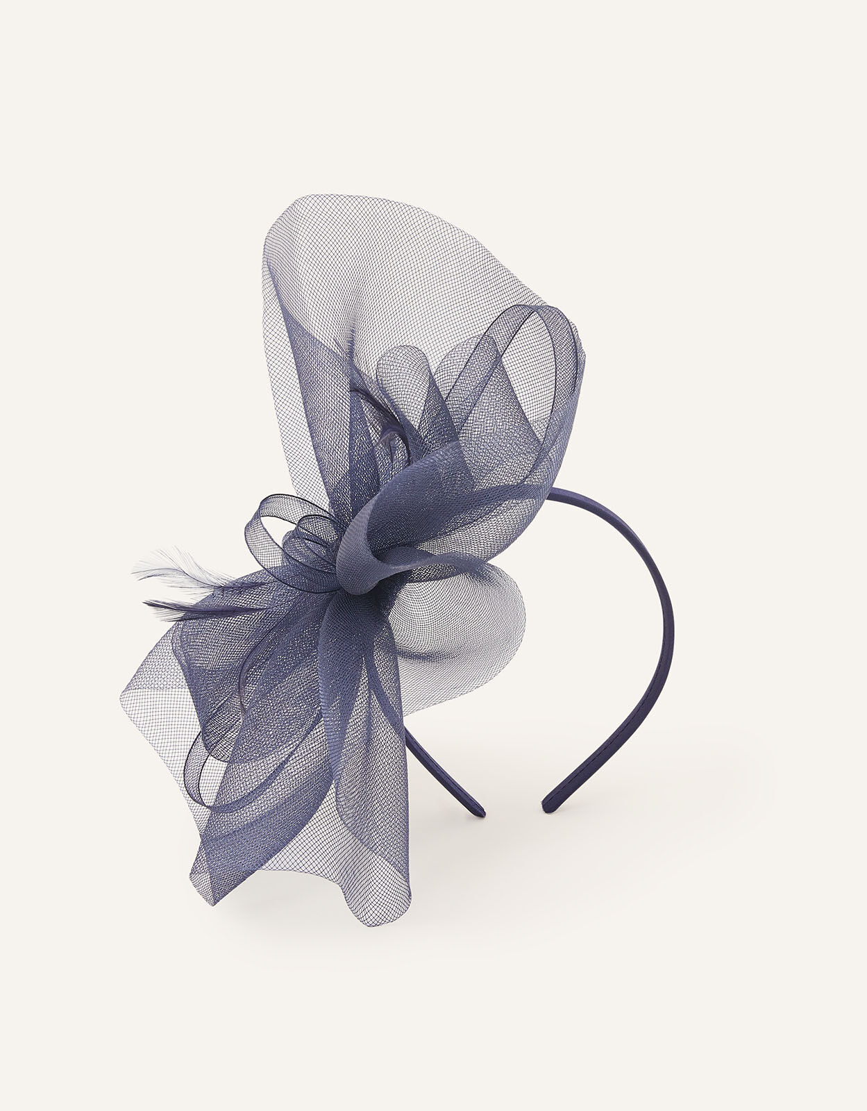 Mia Oversized Bow Fascinator Blue | The 