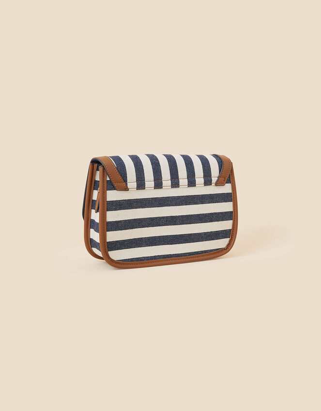 Stripe Cross-Body Bag, , large