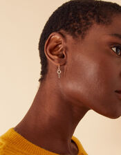 Sparkle Key Short Drop Earrings, , large