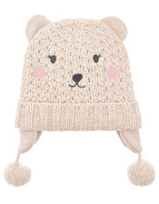 Polar Bead Knit Chullo Hat, Natural (IVORY), large