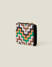Geometric Print Card Holder, , large