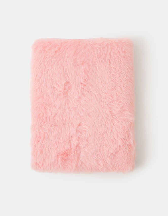 Girls Fluffy Dog A5 Notebook, , large