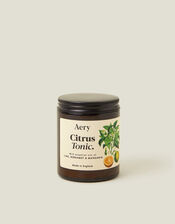 Aery Citrus Tonic Scented Jar Soy Candle, , large