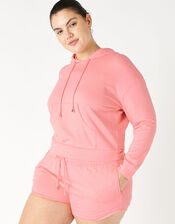 Plain Hoody, Orange (CORAL), large