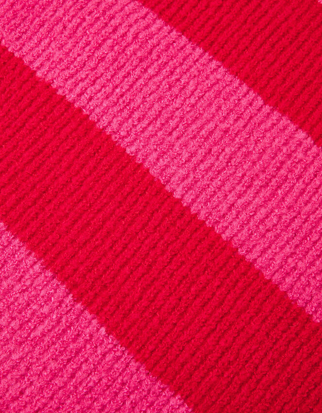 Stripe Knit Scarf, , large