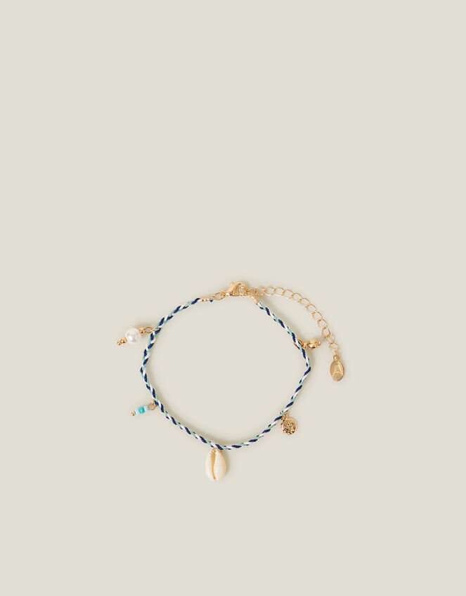 Braided Charm Anklet, , large