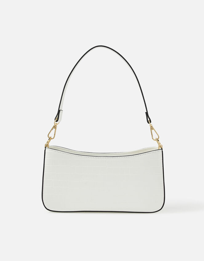 Roxanne Shoulder Bag, White (WHITE), large