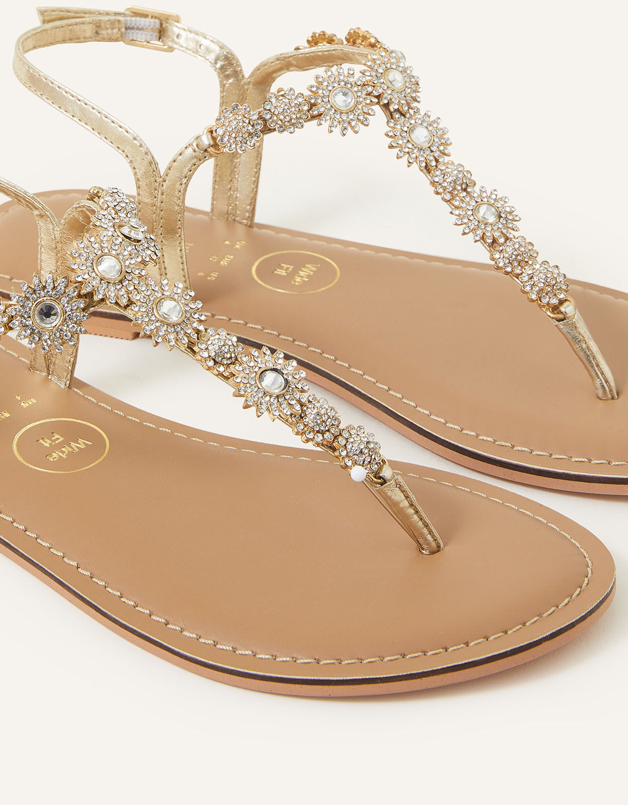 Wide fit sparkly flip flops new arrivals