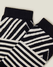 Geometric Print Socks, , large