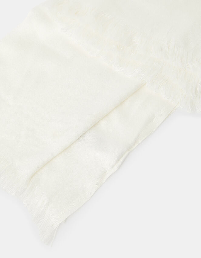 Plain Woven Stole, Ivory (IVORY), large