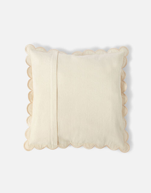 Scallop Edge Cushion Cover Natural Cushions Accessorize UK