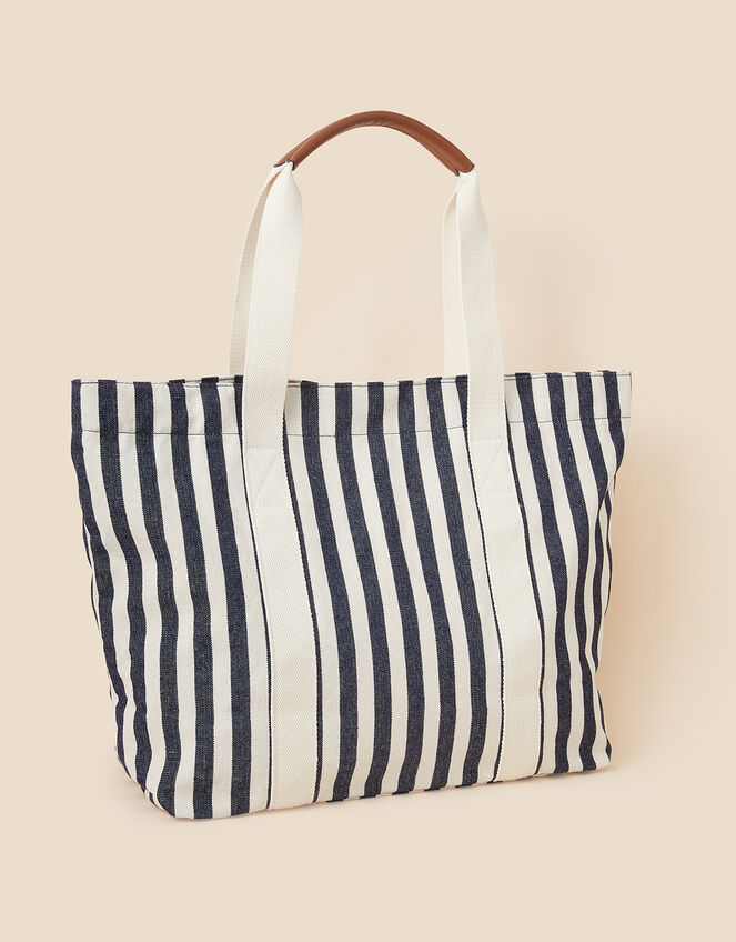 Stripe Shopper Bag, , large